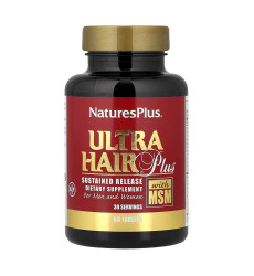 Ultra Hair Plus with MSM - 60 tabs (Пошкоджена банка)