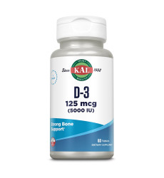 D3 125mcg - 60 tabs (Пошкоджена банка)