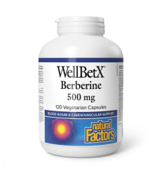 WellBetX Berberine 500mg - 120 vcaps (Пошкоджена банка)