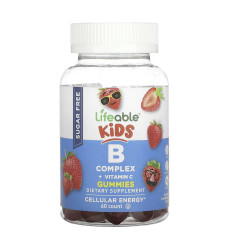 B Complex + Vitamin C Kids Sugar Free - 60 gummies