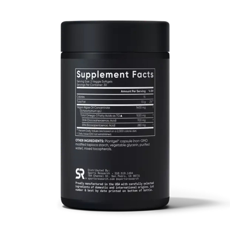 Vegan Omega-3 1400mg - 60 softgels