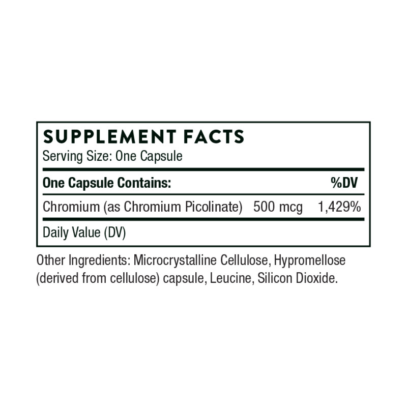 Chromium Picolinate - 60 caps