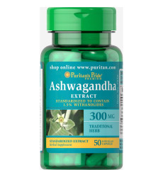Ashwagandha Standardized Extract 300 mg - 50 Capsules