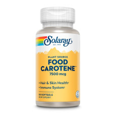 Food Carotene, Vitamin A As Beta Carotene 7500mcg - 50 softgels