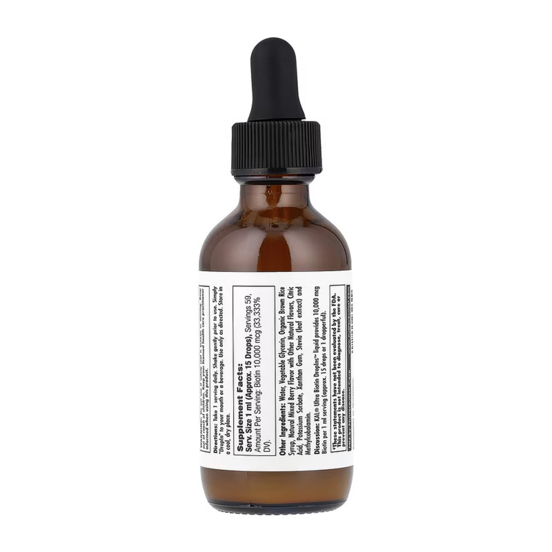 Ultra Biotin 10000mcg - 59 ml Mixed Berry