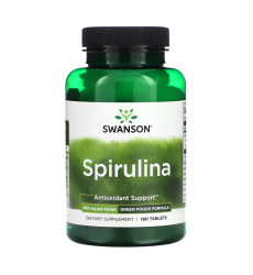 Spirulina 500mg - 180 tabs (Пошкоджена банка)