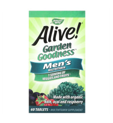 Alive Organic Garden Goodness Men - 60 tabs