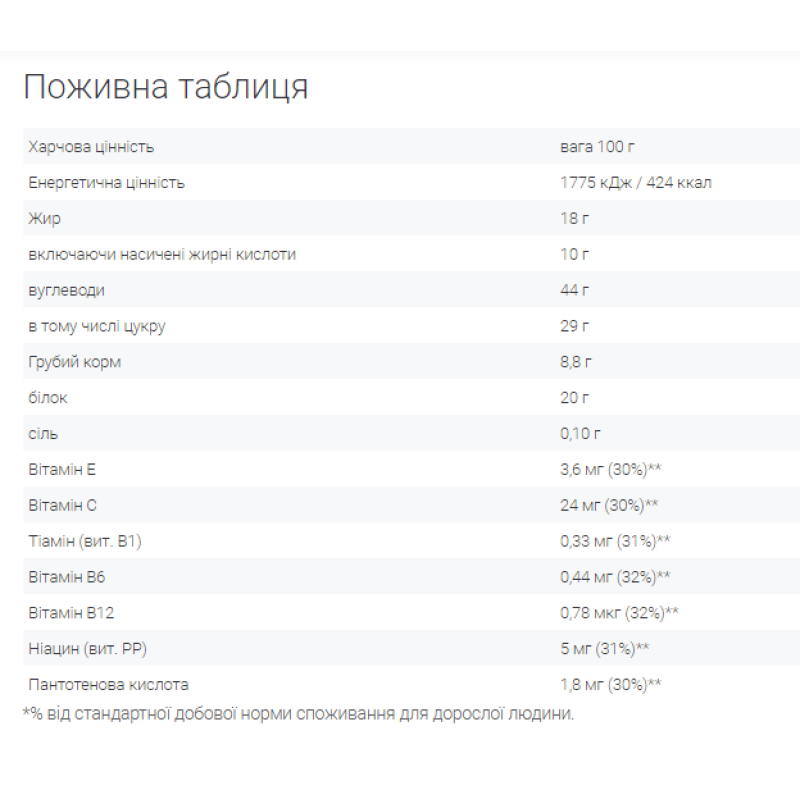 Protein Bar - 50g Vanilla chocolate (Поштучно)