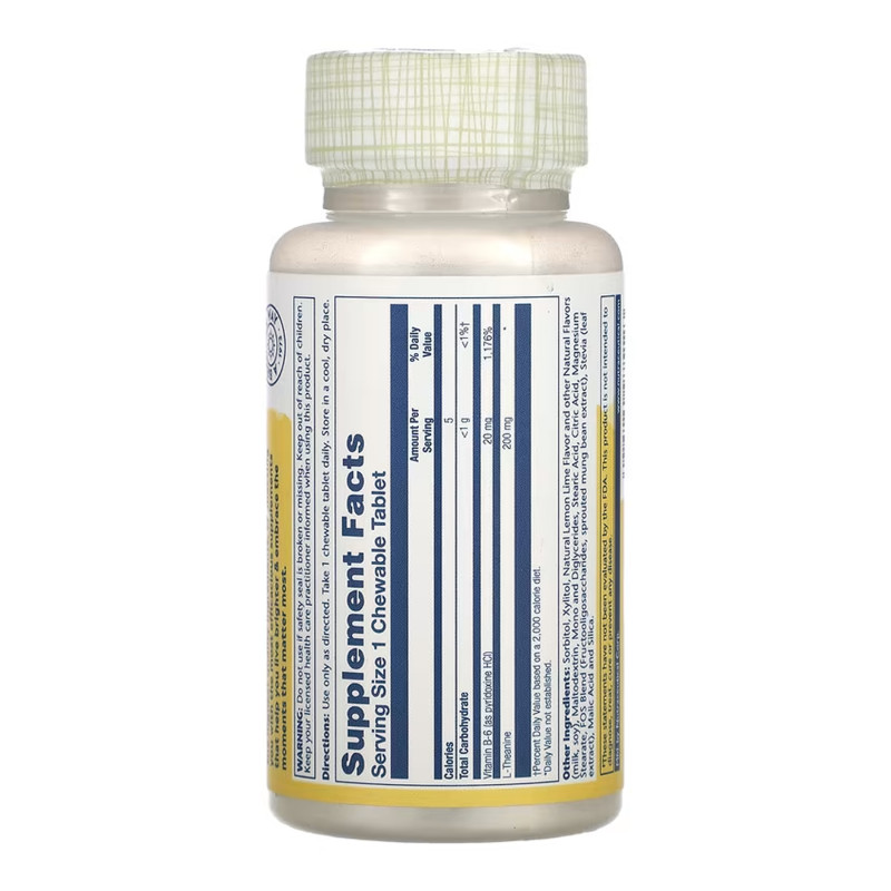 L-Theanine 200mg - 30 chewables