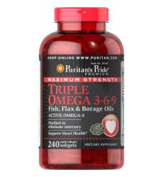 Triple Omega 3-6-9 Maximum Strength - 240Softgels