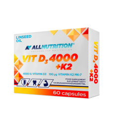 Vit D3 4000 + K2 - 60caps
