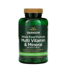 Whole Food Formula Multi Vitamin Mineral - 90tab