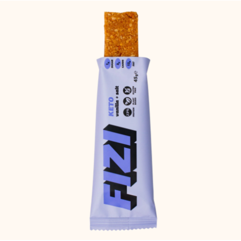 KETO Protein Bar - 10x45g Vanilla + Salt