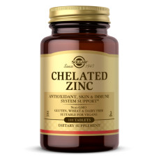 Chelated Zinc - 100 tabs (Пошкоджена етикетка)