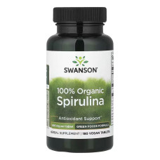 Certified Organic Spirulina 500mg - 180 tabs