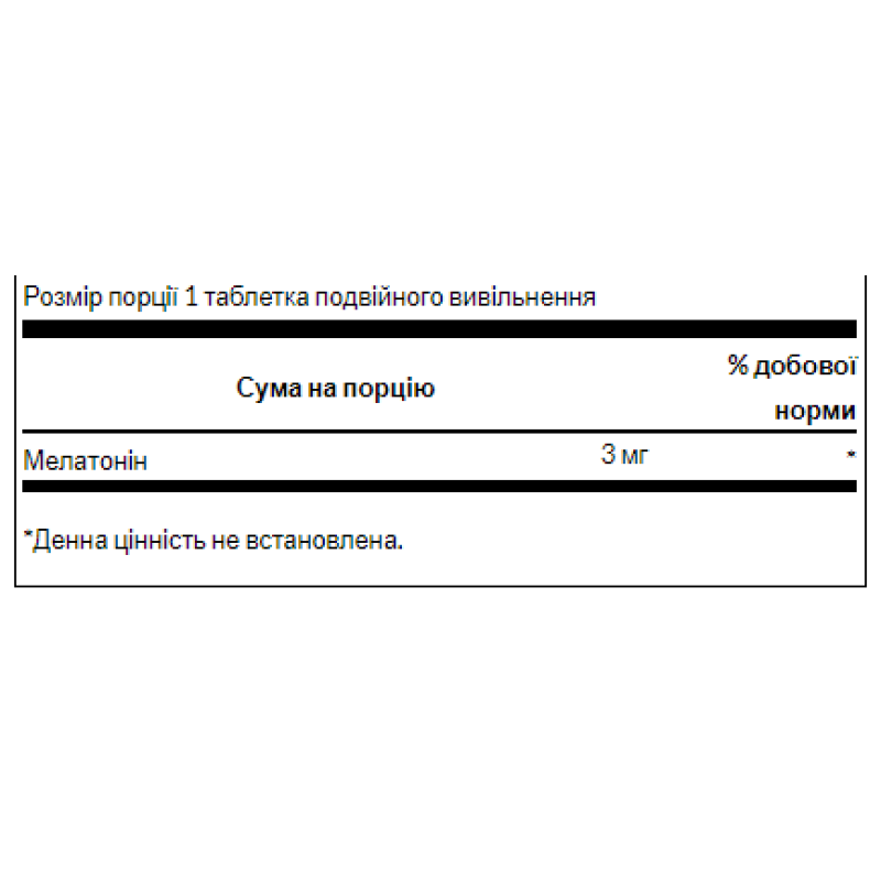 Melatonin-Dual-Release 3mg - 60tabs