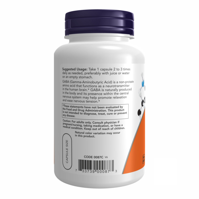 GABA 500mg - 100vcaps