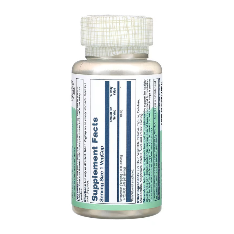 Serrapeptase 10mg - 90 vcaps