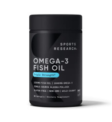 Omega-3 Fish Oil Alaska Pollock 1250mg - 90 softgels (Пошкоджена банка)