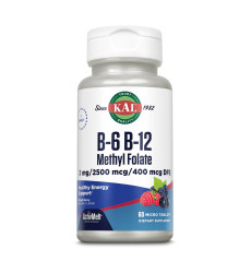 B6 B12 Methyl Folate - 60 tabs Mixed Berry (Пошкоджена банка)