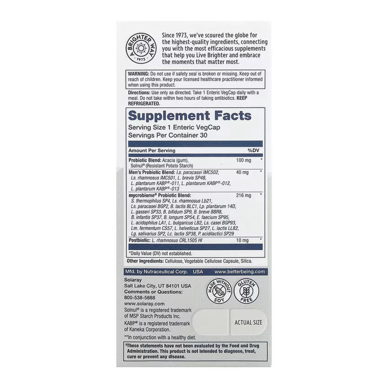 Complete Probiotic Men's - 30 vcaps