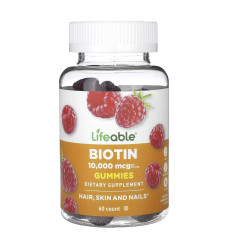 Biotin 10,000 mcg - 60 gummies