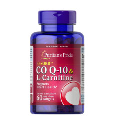 Q-SORB™ Co Q-10 30 mg plus L-Carnitine 250 mg - 60 Softgels