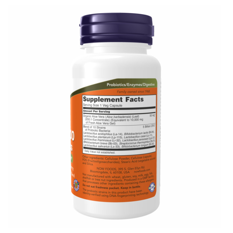 Aloe Vera 10000 & Probiotics - 60 vcaps (Без етикетки)