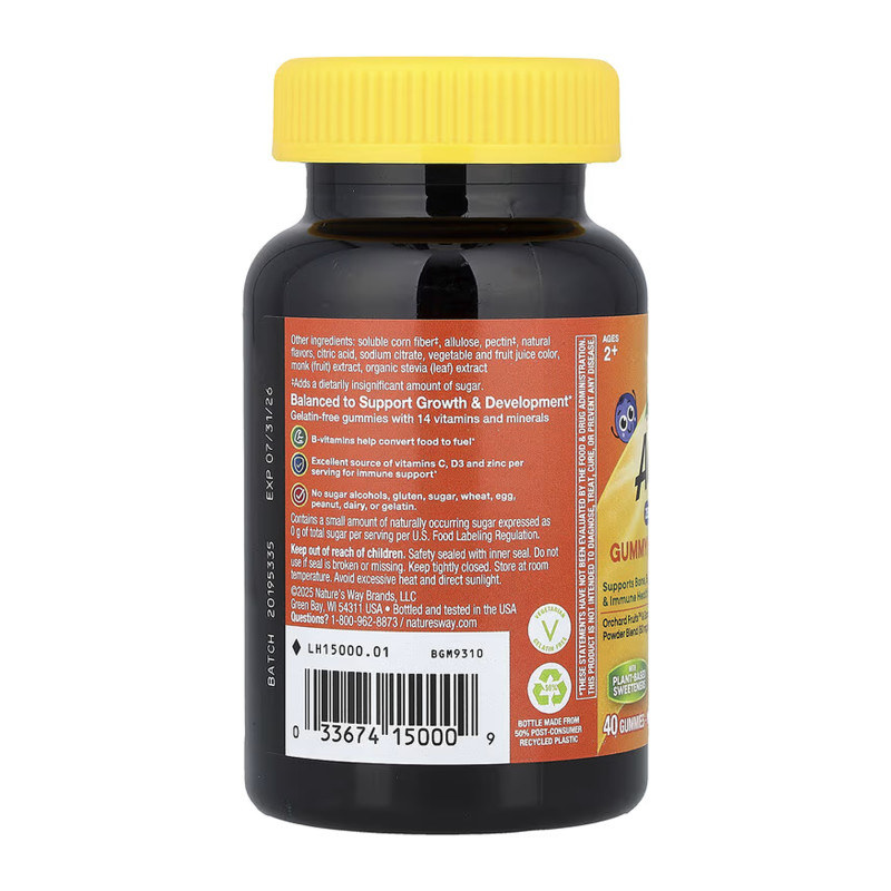 Alive! Children's Gummy Multivitamin Zero Sugar - 40 gummies