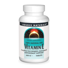 Vitamin E 400 IU D-Alpha Tocopherol - 100 tabs