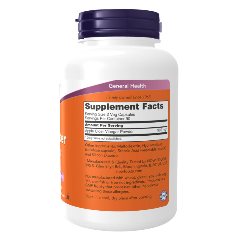Apple Cider Vinegar 450 mg - 180 vcaps (До 04.27)