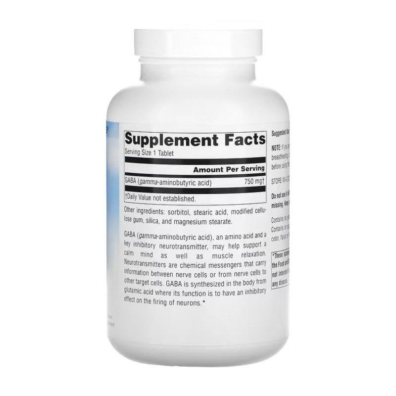 Serene Science® GABA 750 mg - 180 tabs