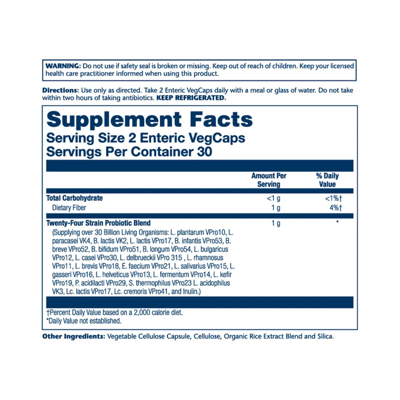 Super Multidophilus 24 Strain Probiotic 30 Billion Cfu - 60 vcaps