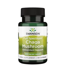 Full Spectrum Chaga Mushroom 400 mg - 60 caps