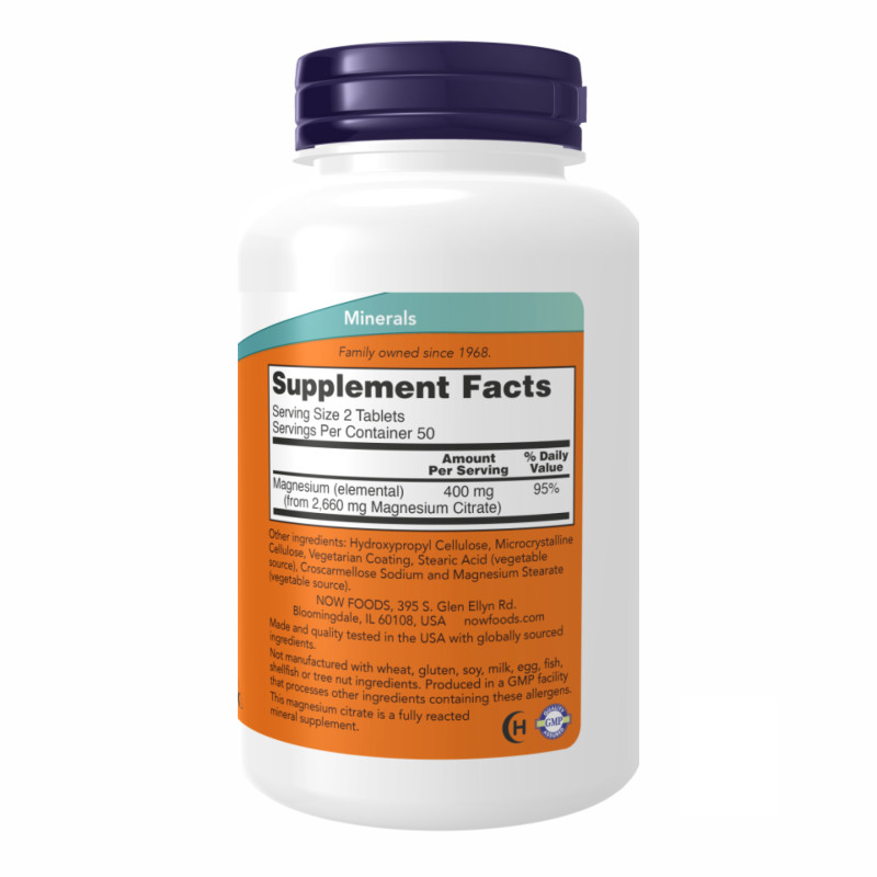 Magnesium Citrate 200mg - 100 tabs (Пошкоджена банка)