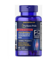 Glucosamine Chondroitin MSM Triple Strength - 60 caplets (Пошкоджена банка)
