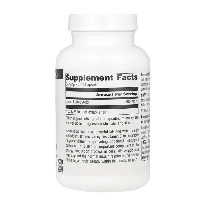 Alpha Lipoic Acid 600 mg - 120 caps