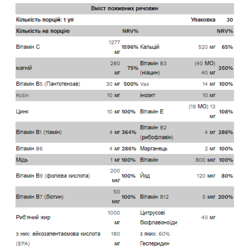 Multi Complex - 30serv