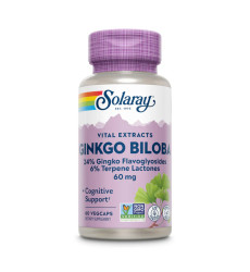 Ginkgo Biloba Leaf Extract 60mg - 60 vcaps