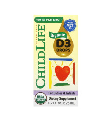 Organic Vitamin D3 Drops - 6.25 ml