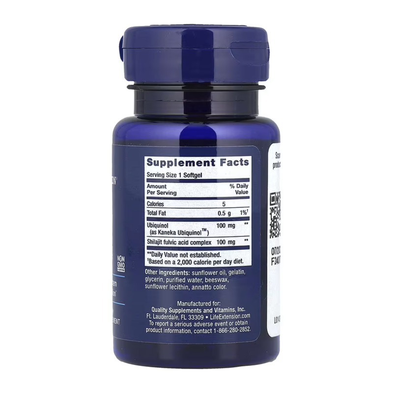 Super Ubiquinol CoQ10 with Enhanced Mitochondrial Support™ 100 mg - 30 softgels