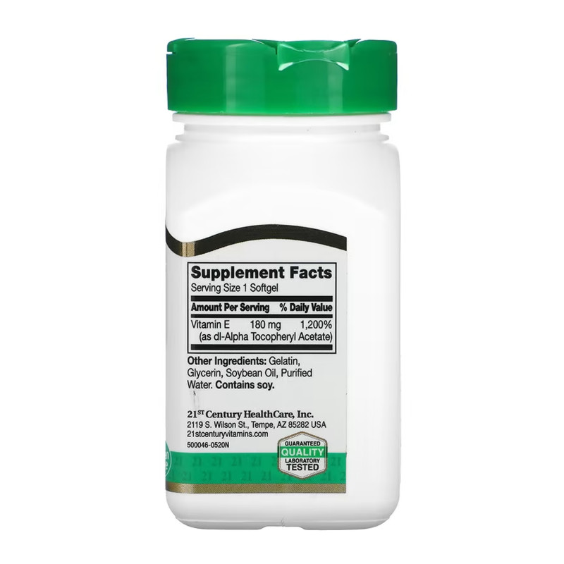 E 180 mg (400IU) - 110 softgels