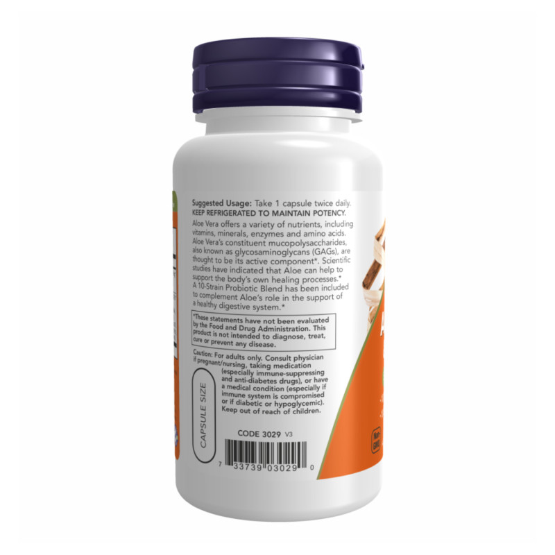 Aloe Vera 10000 & Probiotics - 60 vcaps