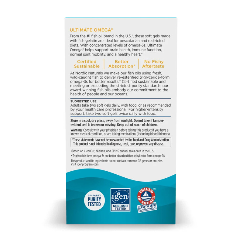 Ultimate Omega Fish Gels - 60 softgels