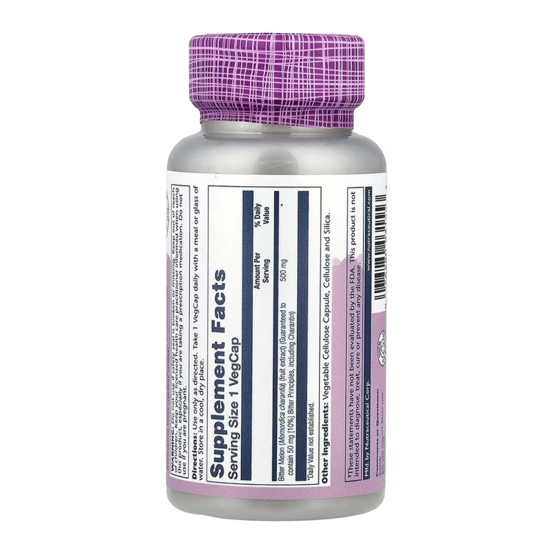 Bitter Melon Fruit Extract 10% 500mg - 30 vcaps