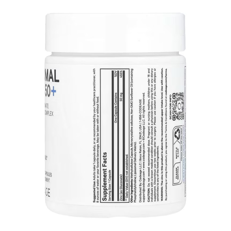 Liposomal Zinc - 100 vcaps