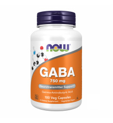 GABA 750mg - 100 vcaps (Пошкоджена банка)