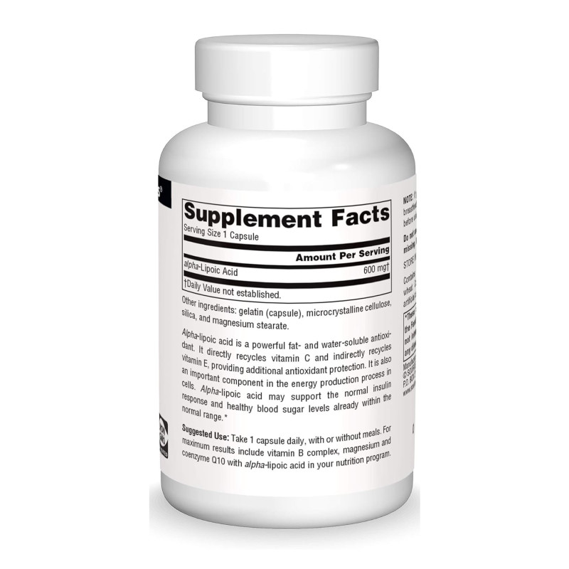 Alpha Lipoic Acid 600mg - 30 caps