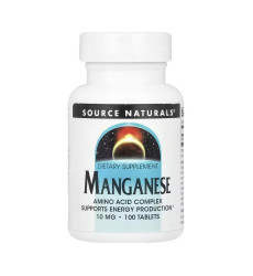 Manganese 10mg - 100 tabs (Пошкоджена банка)