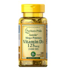 Vitamin C-1000 mg (Ester-C®) Plus Vitamin D-3; 125mcg (5000 IU) 60 Tablets